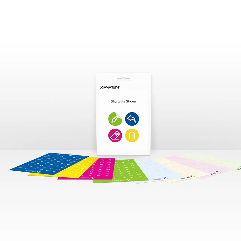 XPPen shortcut keys multi-function sticker(Package of 8) 10 XPPen shortcut keys multi-function sticker(Package of 8)